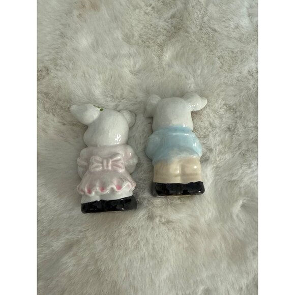 Vintage Piglets Salt & Pepper Shakers Ceramic Adorable - Picture 4 of 5